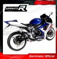 GSXR 600 K6 K7 VÝFUK Suzuki tlumič sportovní výfuk GP 1 2006 - 2007 DOMINATOR 2