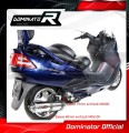 VÝFUK BURGMAN 400 Suzuki tlumič výfuk sportovní tlumič tlumič výfuku kulatý 1998 - 2002 Dominator 3